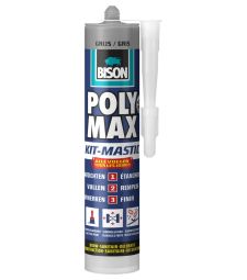 Bison polymax kit grijs -280ml/koker