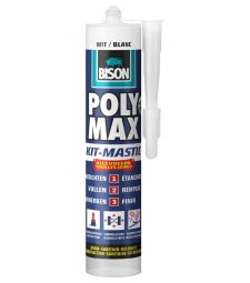 Bison polymax kit wit -280ml/koker