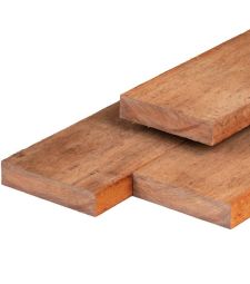 Angelim vermelho hardhout bestekhout 4,0 x 20,0 x 250 cm fijn bezaagd