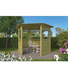 Prieel Middel vuren groen geïmpregneerd