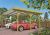 Carport dubbel Grenen B600xD500 cm