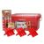 Hapax vlonderschroefset RVS. 5x60 mm. 650 st.
