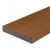 Fiberdeck Premium Teak Kantplank Massief 23x138x300 cm.