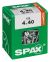 SPAX T-STAR plus WIROX 4x40 L 125 stuks