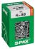 SPAX T-STAR plus WIROX 4,5x80 XXL 150 stuks