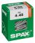 SPAX T-STAR plus WIROX 4x45 L 100 stuks