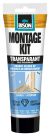 Bison montagekit transparant -250gr/hangtube
