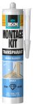 Bison montagekit transparant -310ml/koker