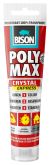 Bison polymax crystal express transparant -115gr/hangtube