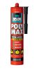 Bison polymax express zwart -425gr/koker
