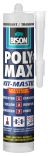 Bison polymax kit transparant -280ml/koker