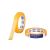 Hpx masking tape 4400 oranje 25mmx50m