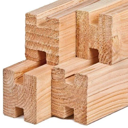 Douglas pile intermediate post planed 11.5x11.5x300 cm. 