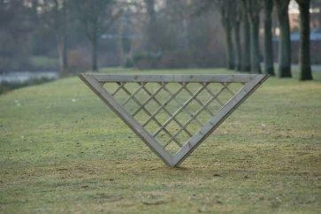Frame for straight screen impregnated Pine H80xB160 cm.
