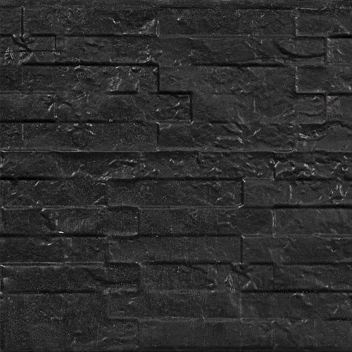 Base plate slate motif Anthracite 4.8x36x184 cm. ( system C ).