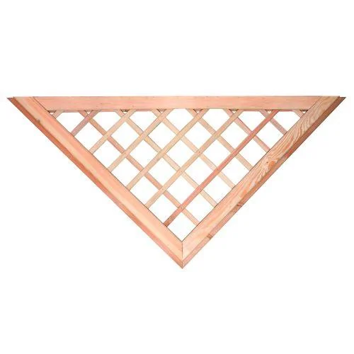 Frame for straight Douglas fence H80xB160 cm.