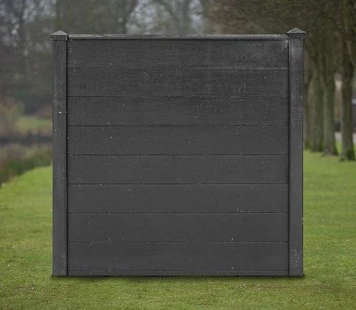 Trench post - Anthracite 11.5x11.5x280 cm. ( system Spaarne ).