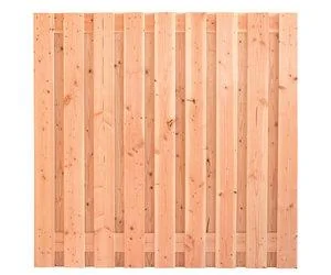 Garden fence Innsbruck 180x180 cm. Douglas 17 plus 2 planks finely sawn.