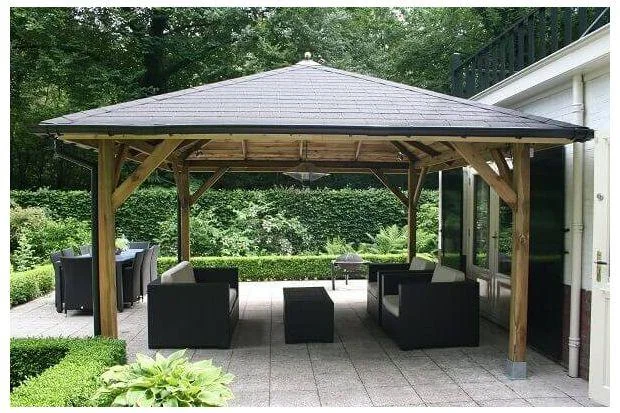 Classico gazebo 430x430 cm.