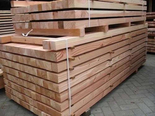 Douglas post planed 6.5x6.5x300 cm.