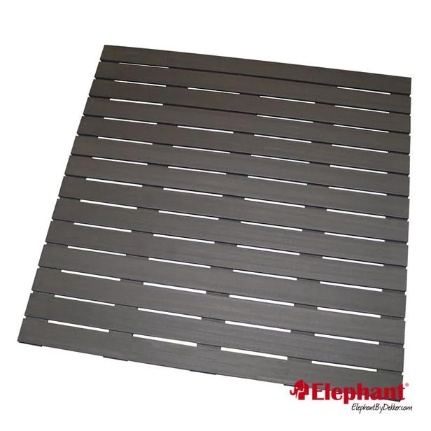 Terrace Tile Elephant Composite 100x100 cm. Anthracite.