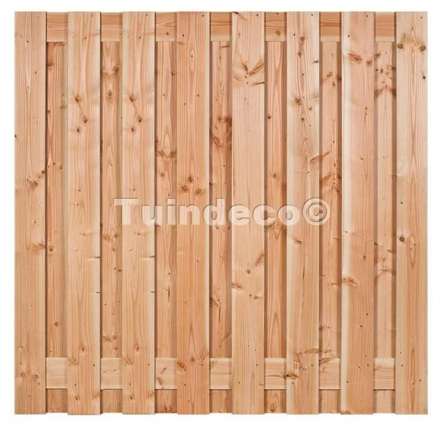 Garden fence Winterberg 180x180 cm. Douglas 15 plus 2 planks finely sawn.