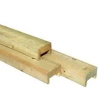 Afdeklat Geimpregneerd Rechthoekig 180 cm. 3-planks tussenruimte.
