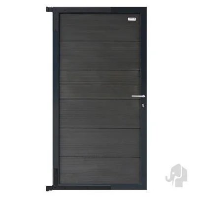Wood composite Forte Garden Door 90 x 180 CM