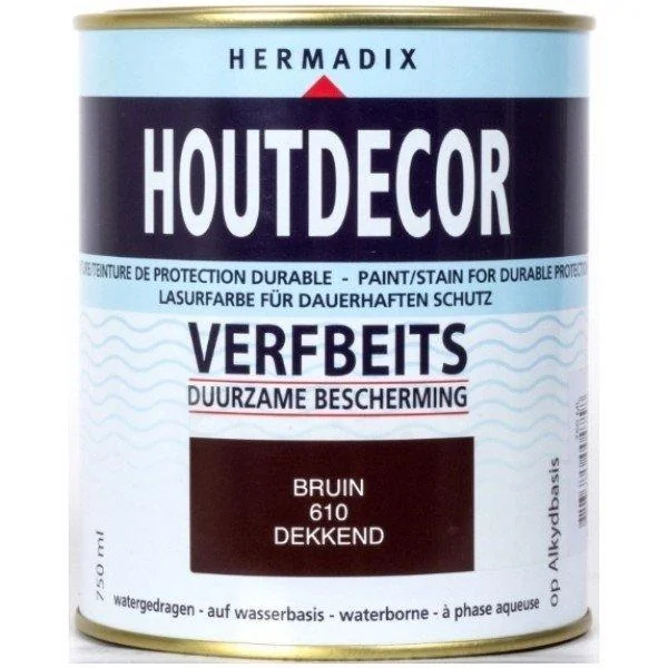 Houtdecor Bruin Dekkend