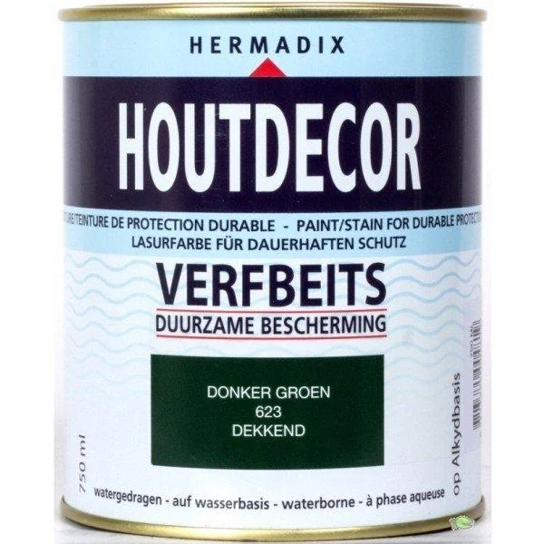 Houtdecor Donker-Groen Dekkend