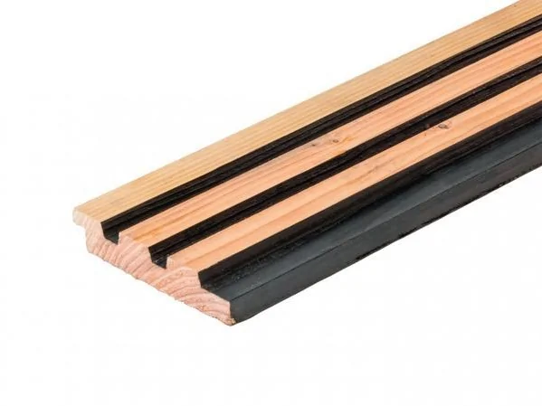 Douglas Triple Profiel 2 Tone Zwart 25x140
