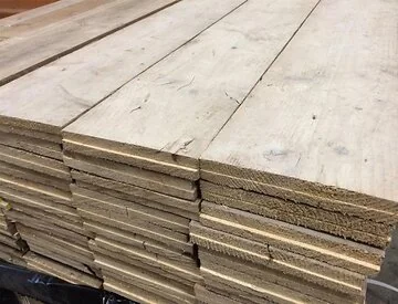 Steigerhout GEBRUIKT 1.5x20x455cm. Gedoubleerd