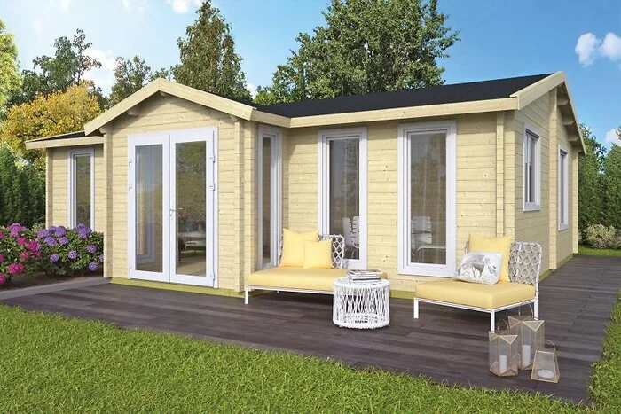 Log cabin - Garden shed Mullingar 850x690 plus 100cm