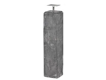 Betonpoer Antraciet 15x15x60 cm. Excl. hoogteverstelling.