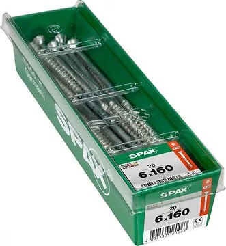 SPAX T-STAR plus WIROX 6x160 M-STK 20 stuks
