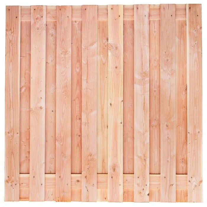 Garden fence Winterberg 180x180 cm. Douglas 15 plus 2 planks finely sawn.