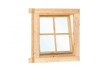 Draai-/ Kiepraam Enkel L2 Vuren 100,4 x 100,5CM
