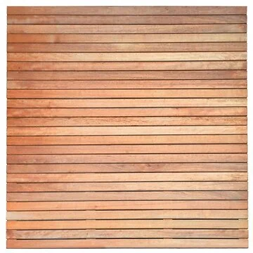 Tuinscherm Rhombus hardhout H180x180 cm.