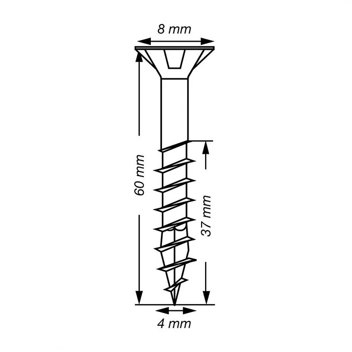 SPAX T-STAR plus WIROX 4x60 XXL 300 stuks