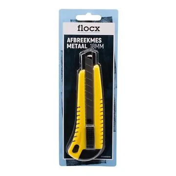 Flocx afbreekmes metaal breed 18mm
