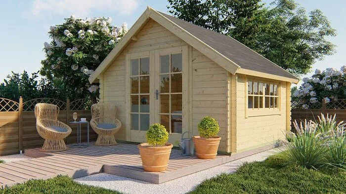 Log cabin - Skov summerhouse B350xD300 cm.