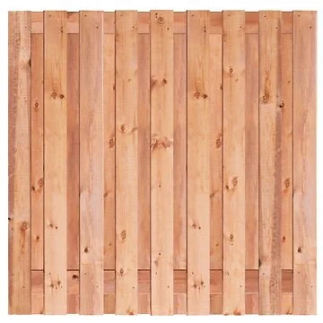 Tuinscherm Tanger 180x180 cm – Red Class Wood 17+2 Planken