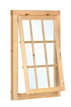 Uitzetraam Enkel W1 Vuren 85x120.5CM