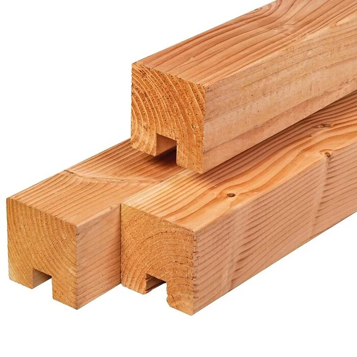 Douglas pile end post planed 11.5x11.5x300 cm.