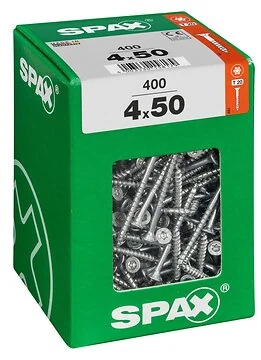 SPAX T-STAR plus WIROX 4x50 XXL 400 stuks