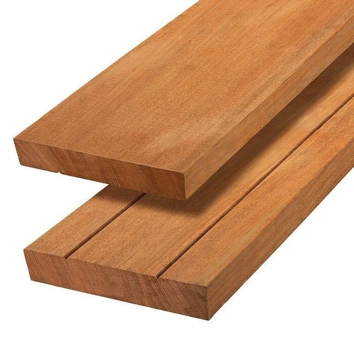 Hardwood decking board Bangkirai/Kapur 2.8x19 cm.