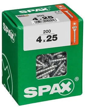 SPAX T-STAR plus WIROX 4x25 L 200 stuks
