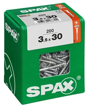 SPAX T-STAR plus WIROX 3,5x30 BOX 1000 stuks