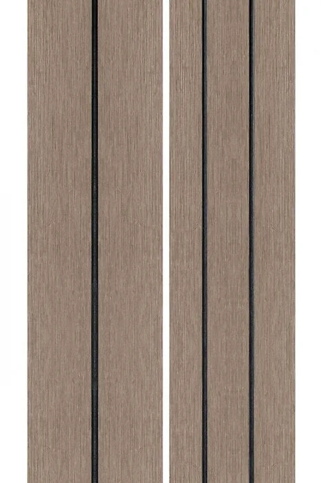 Composite Decking Board Solid PuraDock Light Grey 2.2x14.6 cm | Low Maintenance