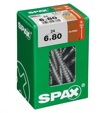 SPAX HI.FORCE WIROX 6x80 BOX 100 stuks